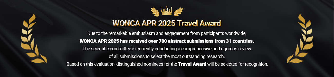 WONCA APR 2025 Travel Award